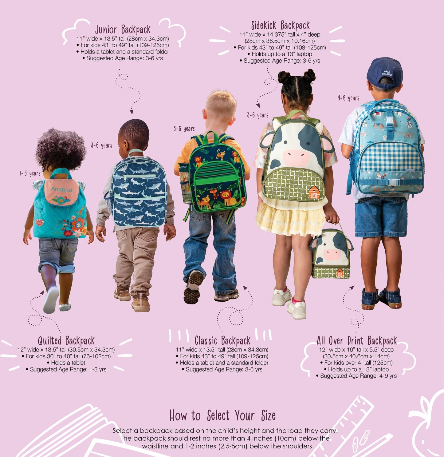 Toddler Quilted Backpacks