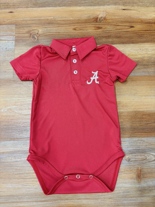 Alabama Crimson Tide Polo Onesie