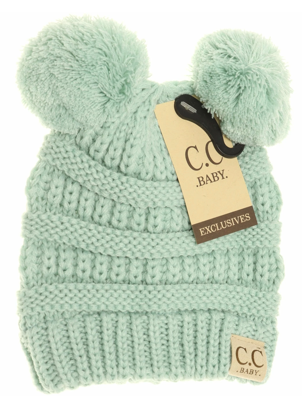 Baby Double Pom C.C Beanie