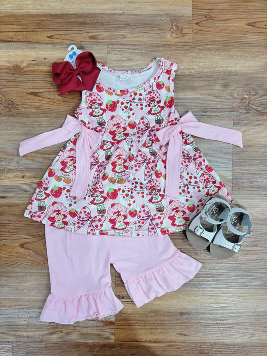 Strawberry Bow Cake Set