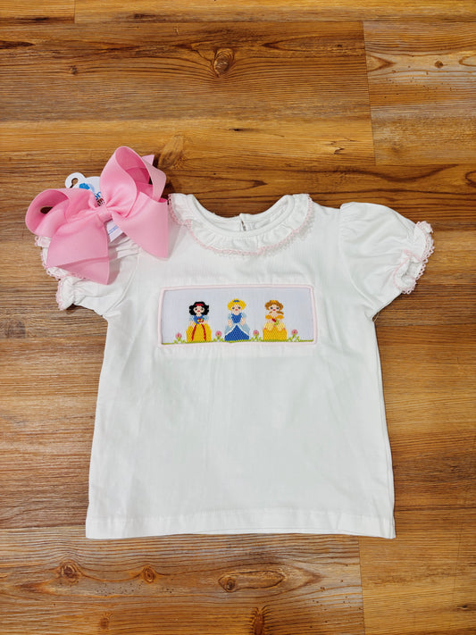 Emma Smocked Princess Shirt
