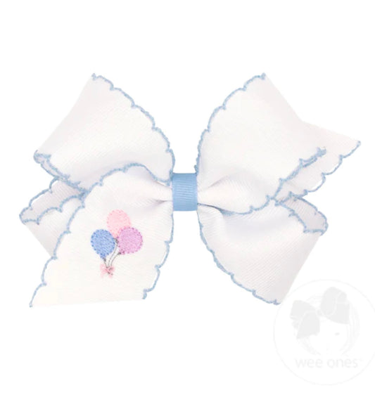 Embroidered Hair Bows
