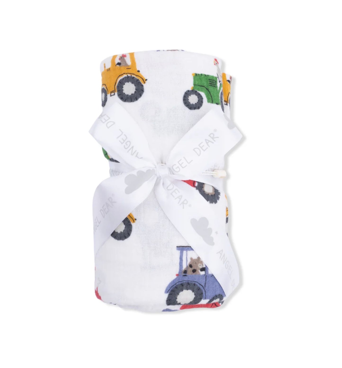 Tractor Swaddle Blanket