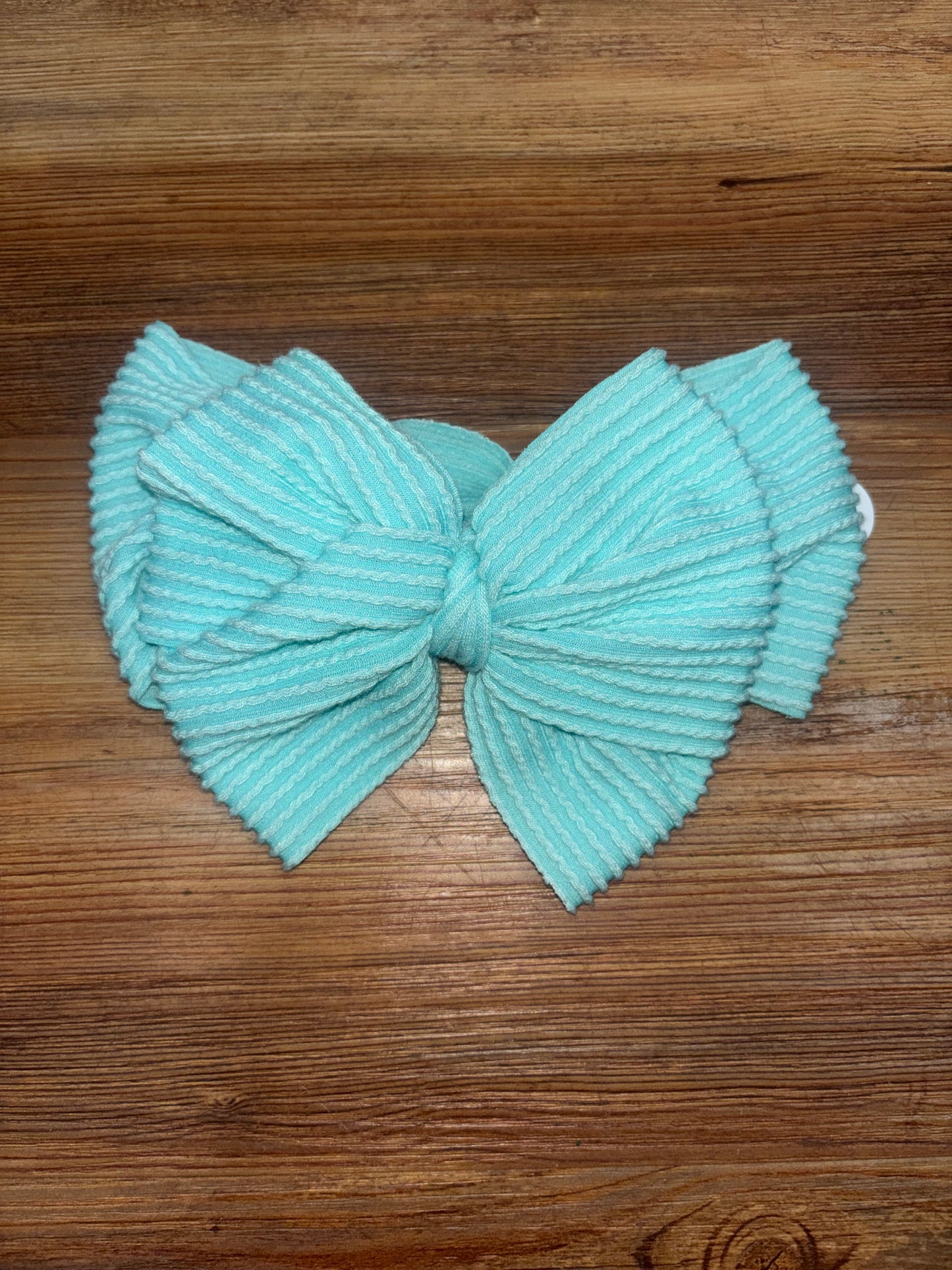 Ribbed Bow Headband