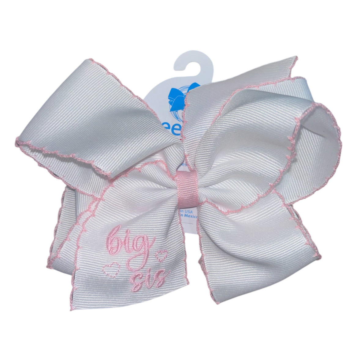 Embroidered Hair Bows