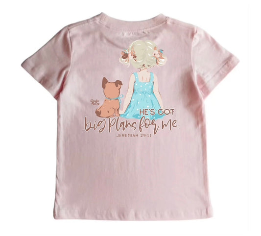 Girl’s He’s Got Big Plans Tee