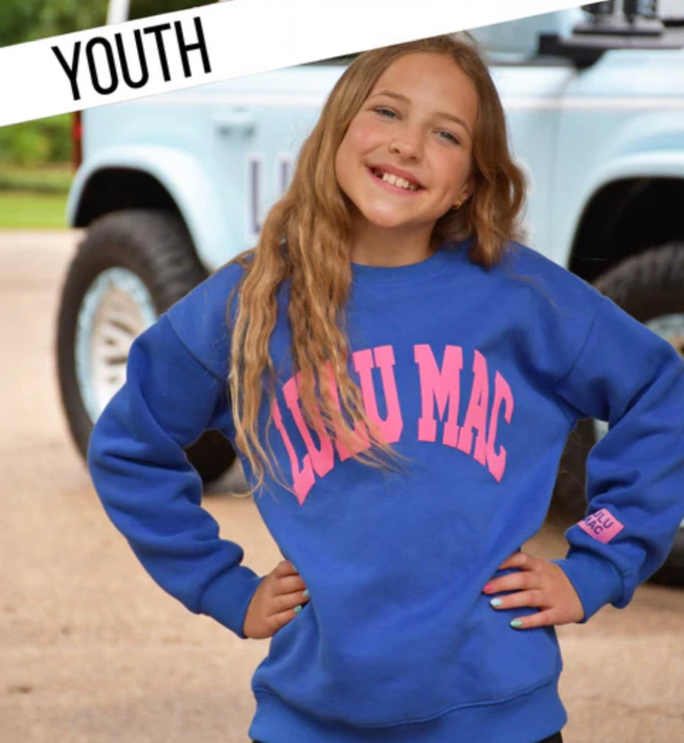 Lulu Mac Royal/Pink Sweatshirt