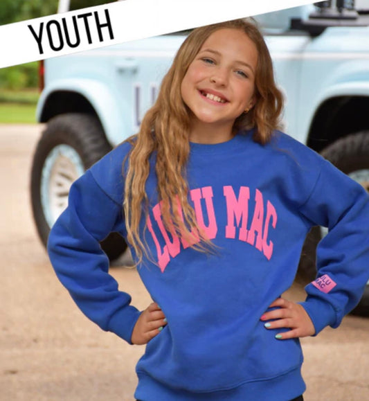Lulu Mac Royal/Pink Sweatshirt