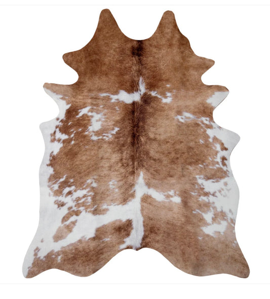 Faux Cowhide Print Rug