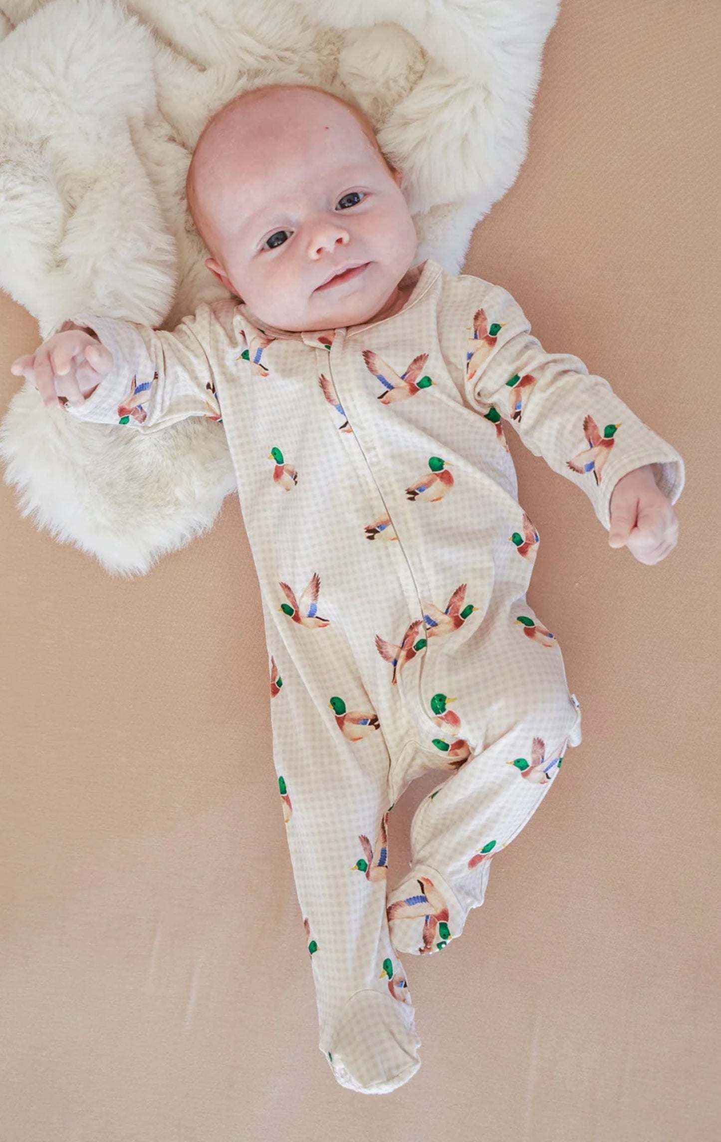 Bamboo Zipper Footie