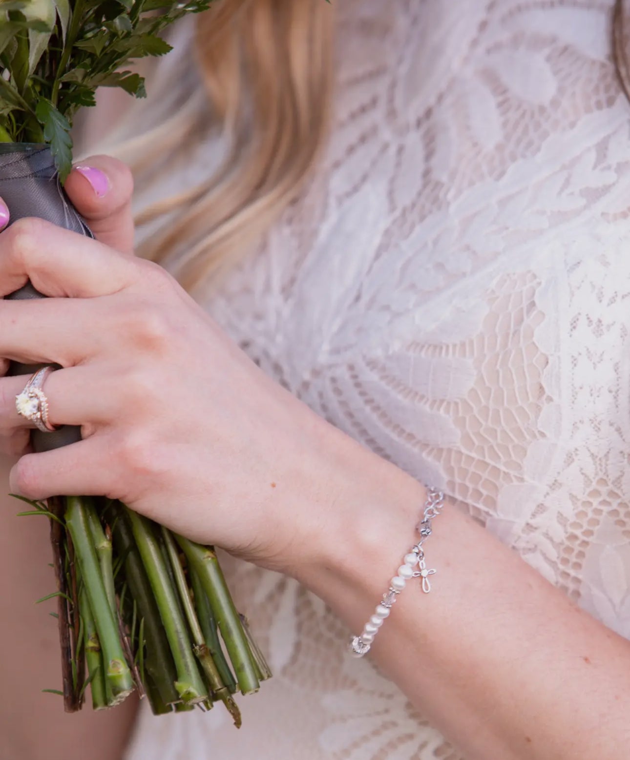 Girls Baptism To Bride Bracelet