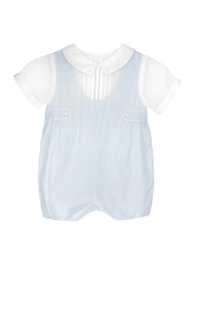 Romper with side tabs