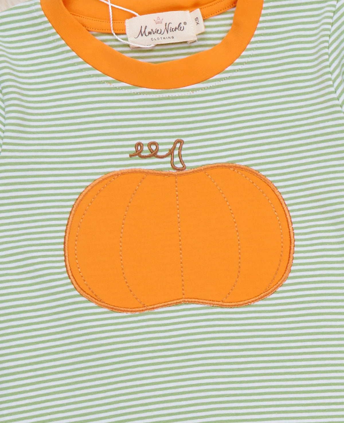 Pumpkin Embroidered Set