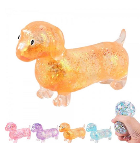 Glitter Dachshund Squishy