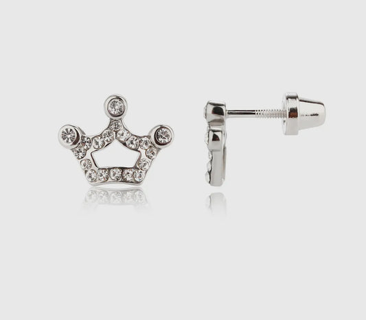 Clear Tiara Earrings