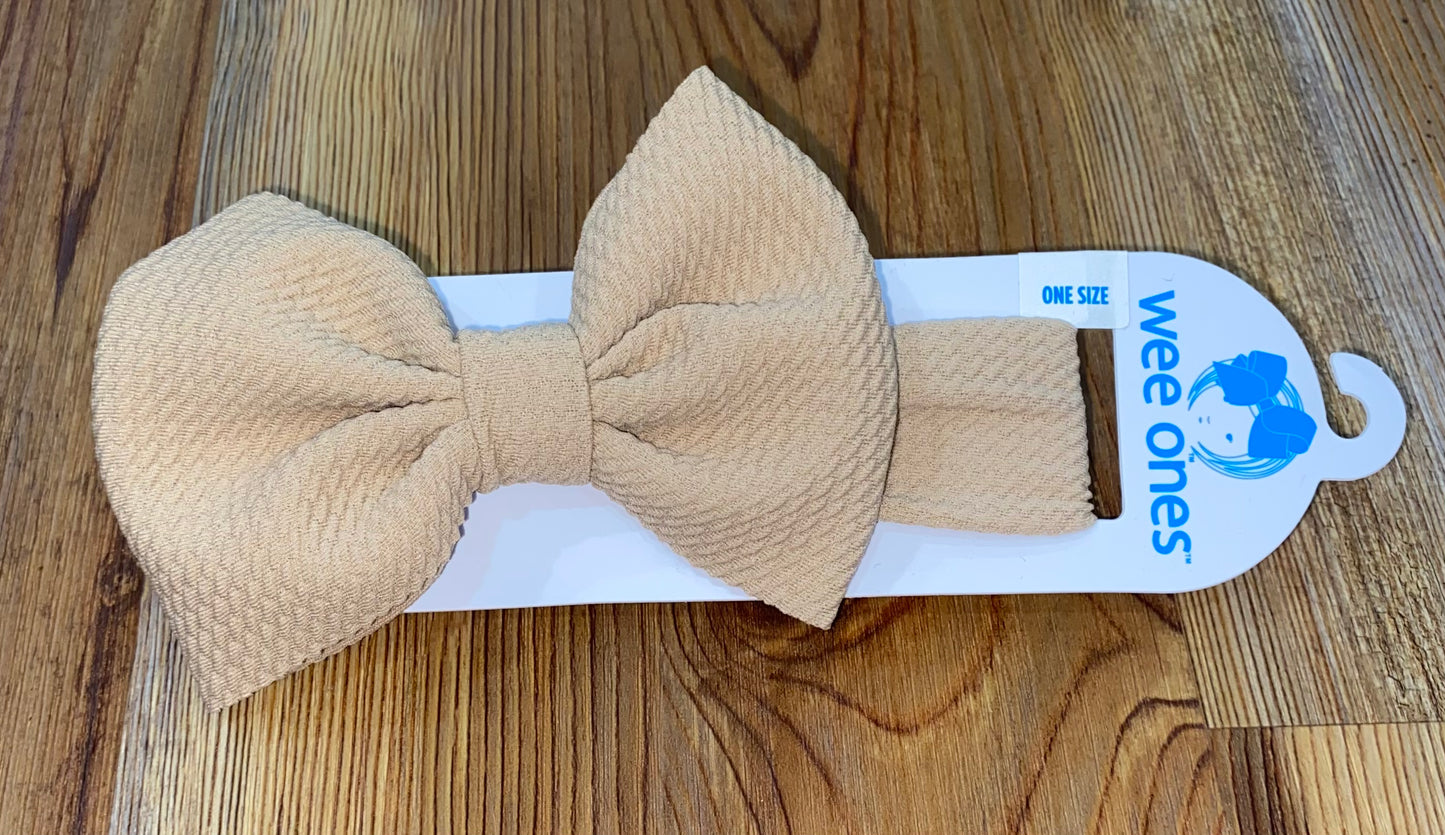 Rippled Bowtie Headband