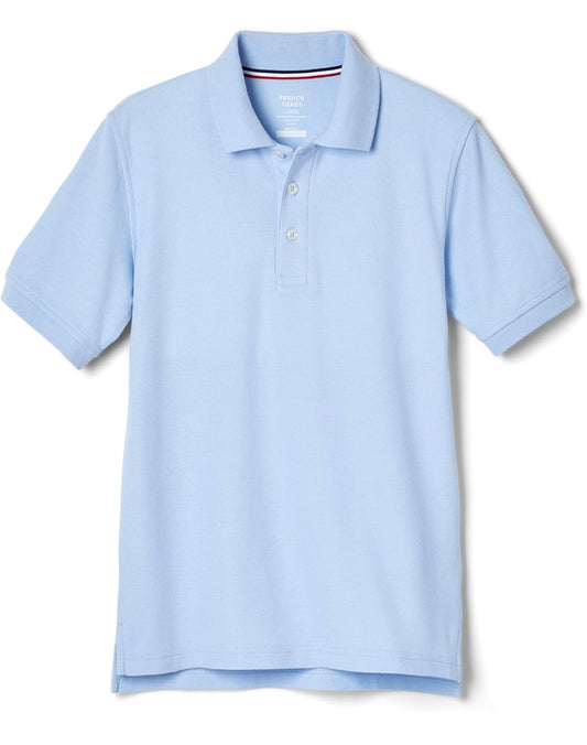 Blue Pique Polo
