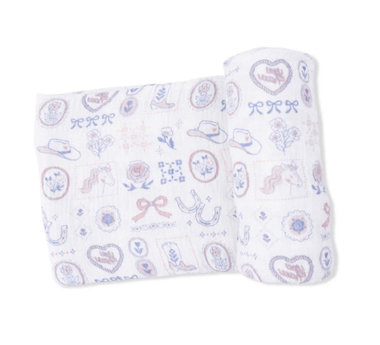 Country Western Swaddle Blanket