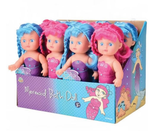 Mermaid Bath Doll