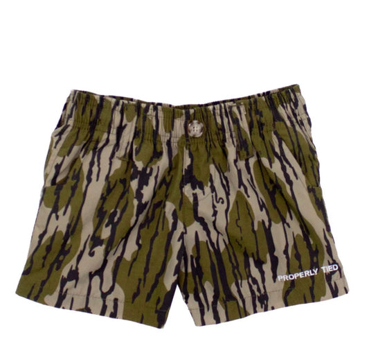 Boys Mallard Shorts Mossy Oak