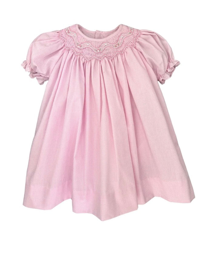 Zig-Zag Smocked Dress