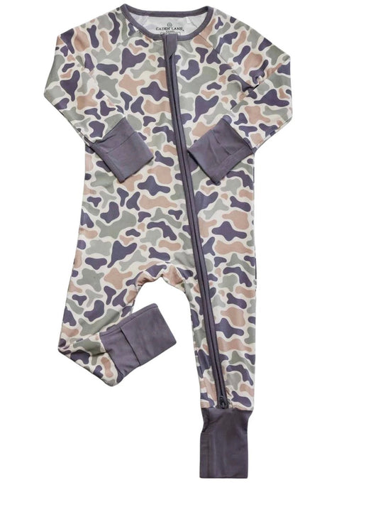 Convertible Bamboo Zipper Romper