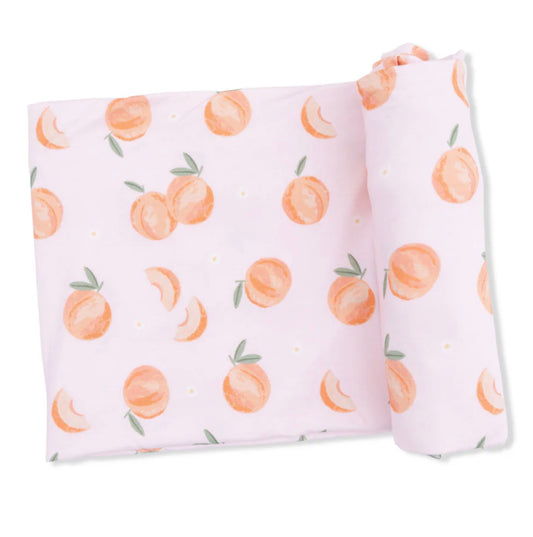 Sweet Peach Swaddle Blanket