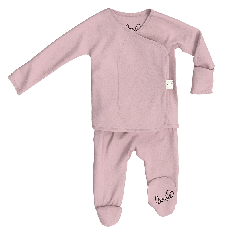 Peony Velcro Footie