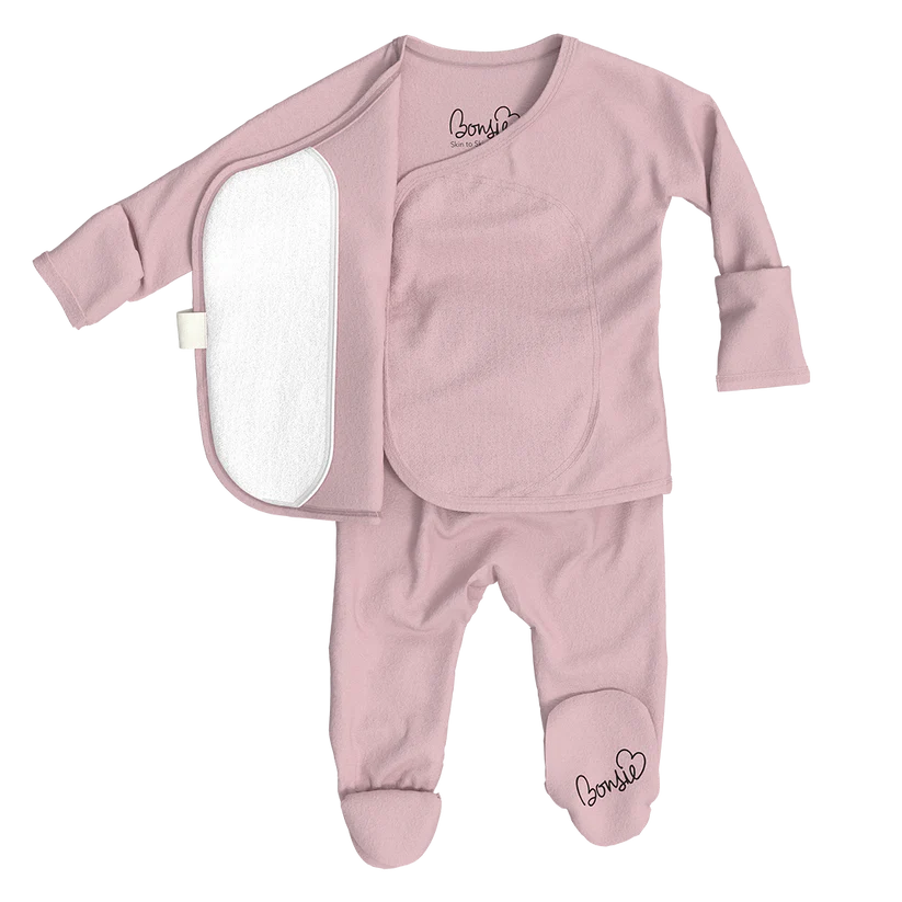 Peony Velcro Footie