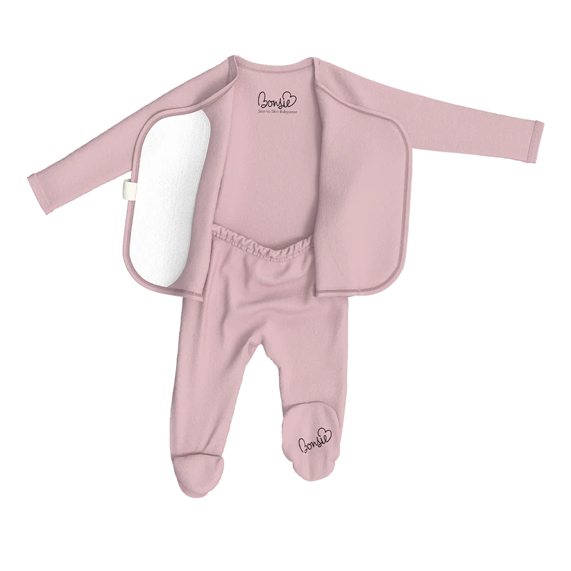 Peony Velcro Footie