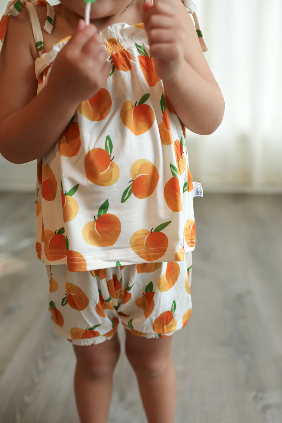 Peaches Spaghetti Strap Set