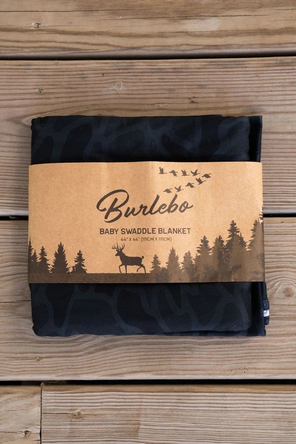 Baby Swaddle - Black Camo