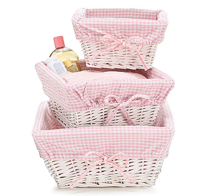 3 Piece Girl Basket Set