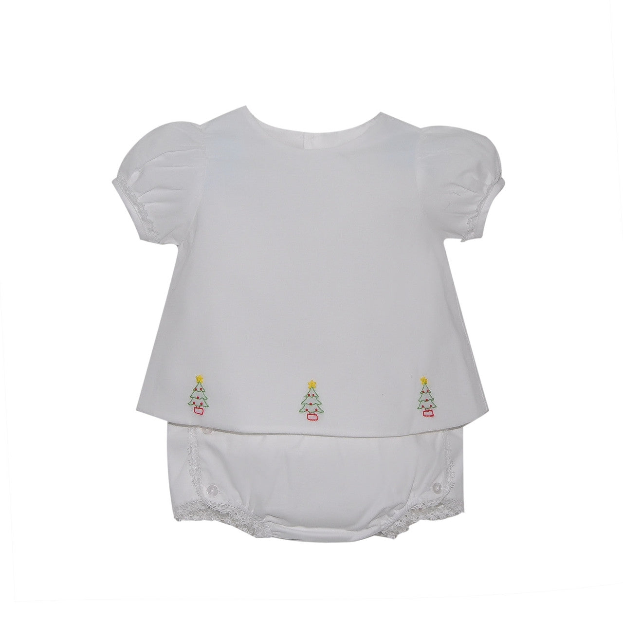 Bailey Christmas Tree Diaper Set