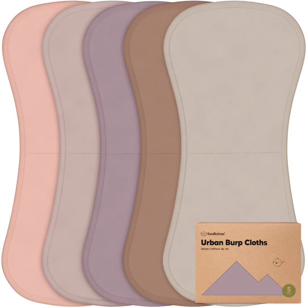 5 Pack Urban Burp Cloths