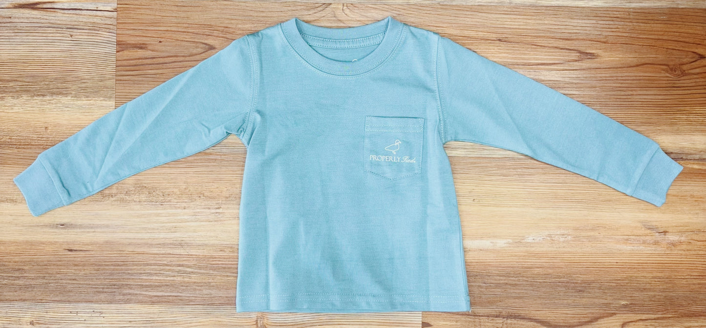 Boys Good Boy LS Steel Blue