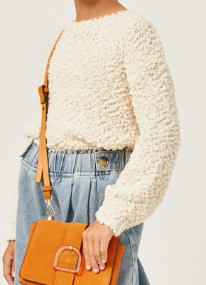 Cream Popcorn Sweater