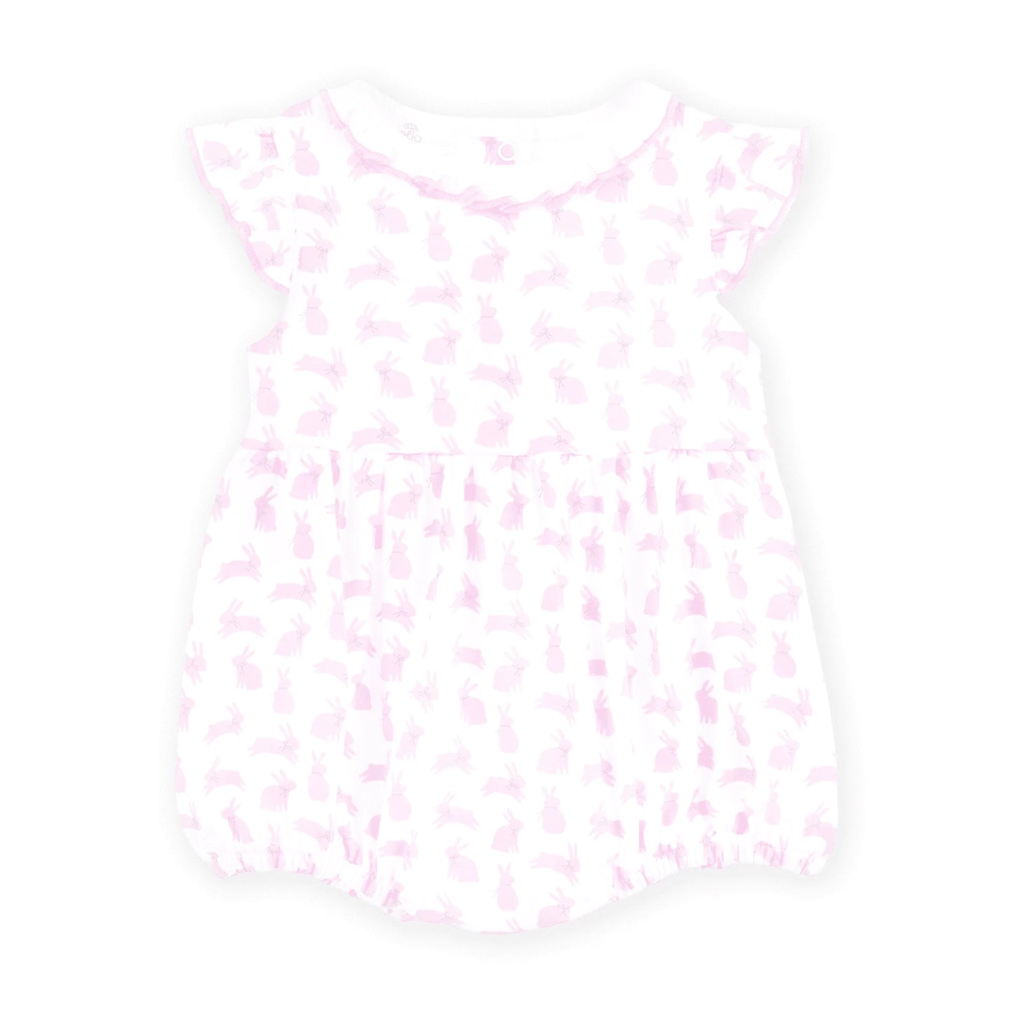 Pink Leaping Bunnies Bubble