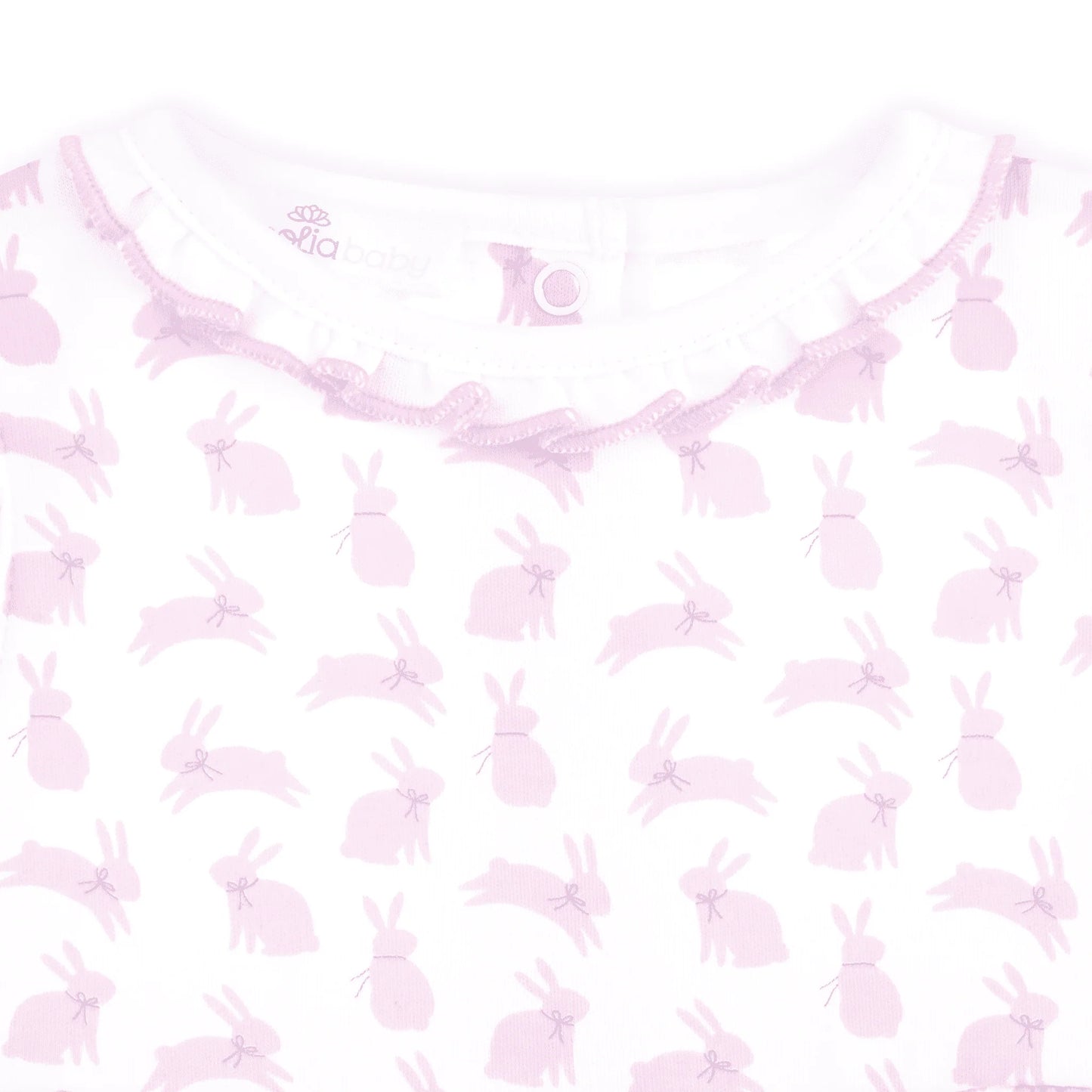 Pink Leaping Bunnies Bubble