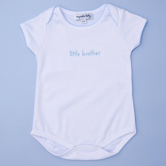 Little Brother Embroidered Bubble
