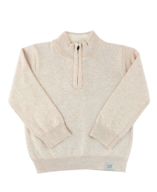 Heather Oatmeal Quarter Zip