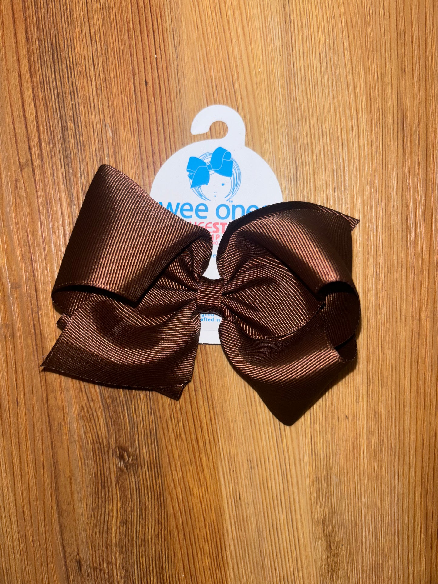 Brown Grosgrain Bows