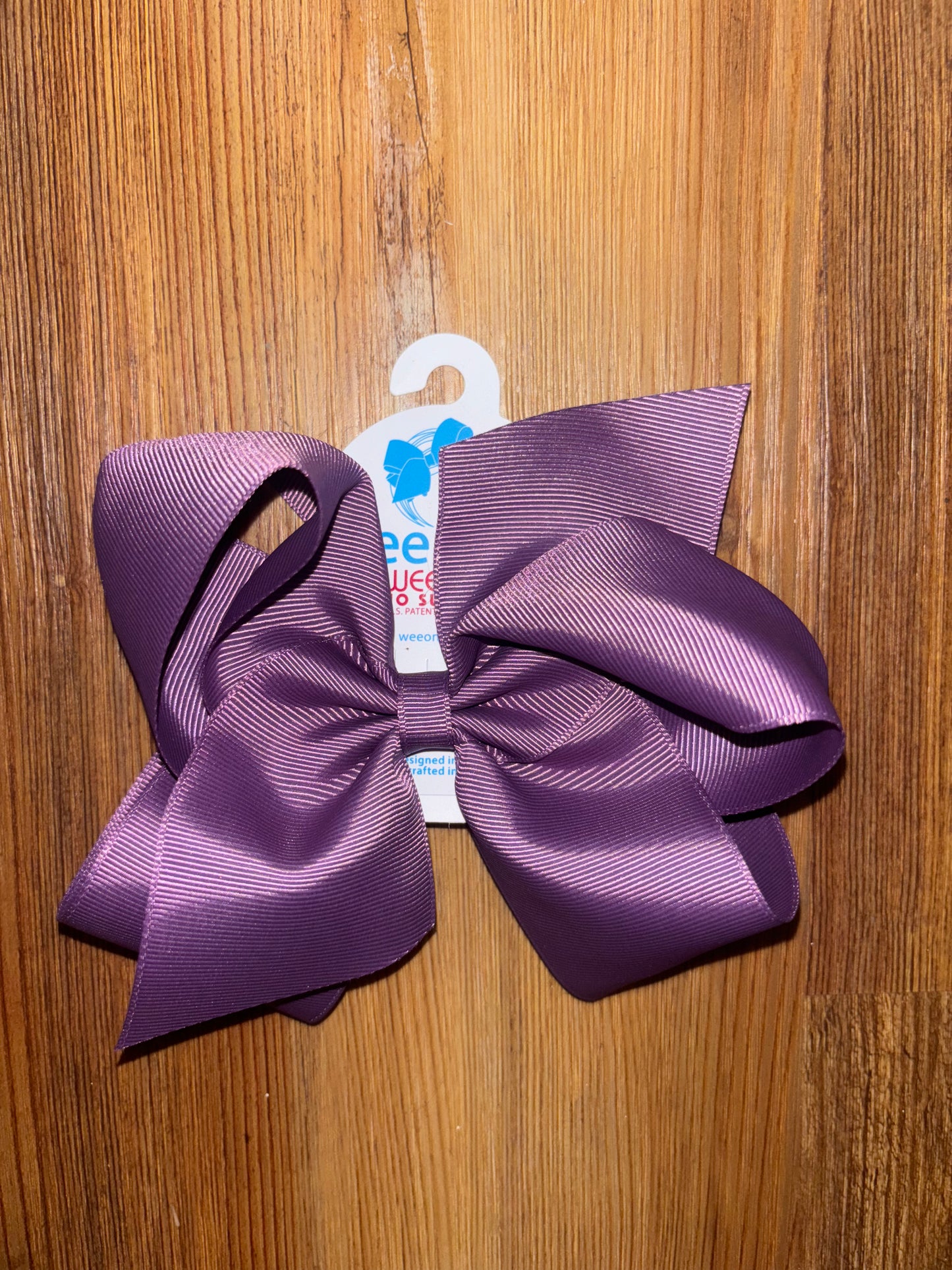 Purple Grosgrain Bows