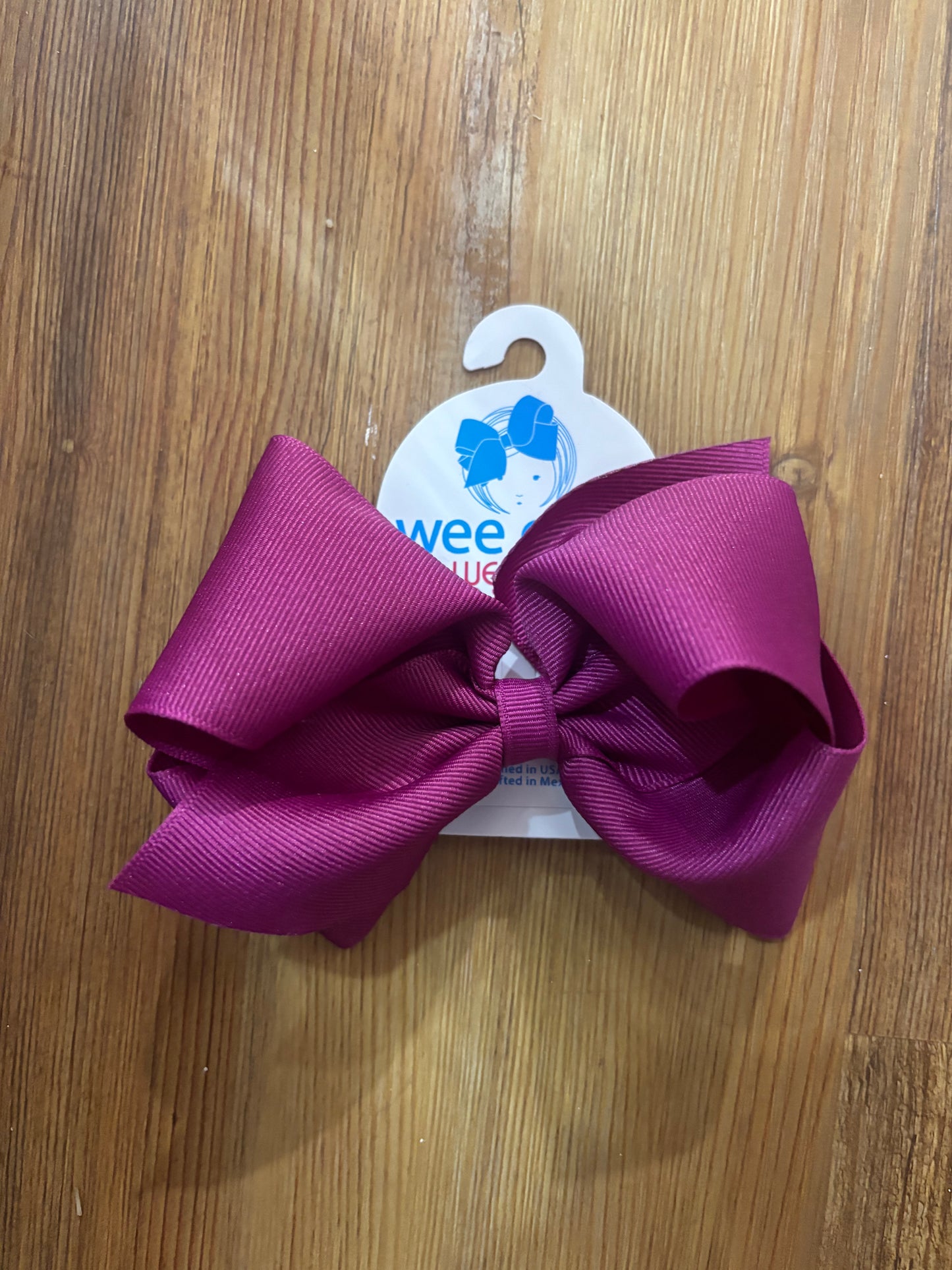 Purple Grosgrain Bows