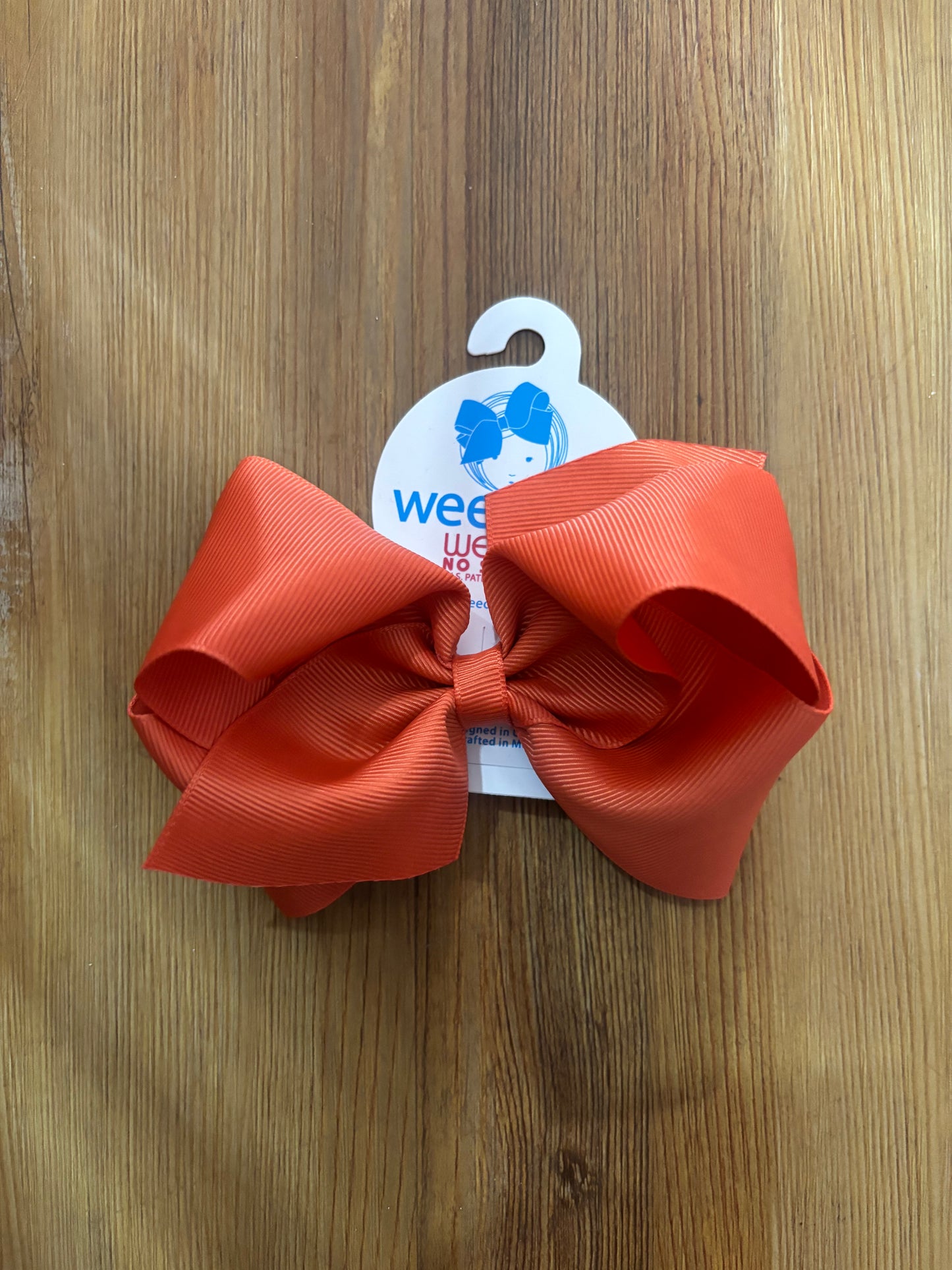 Orange Grosgrain Bows