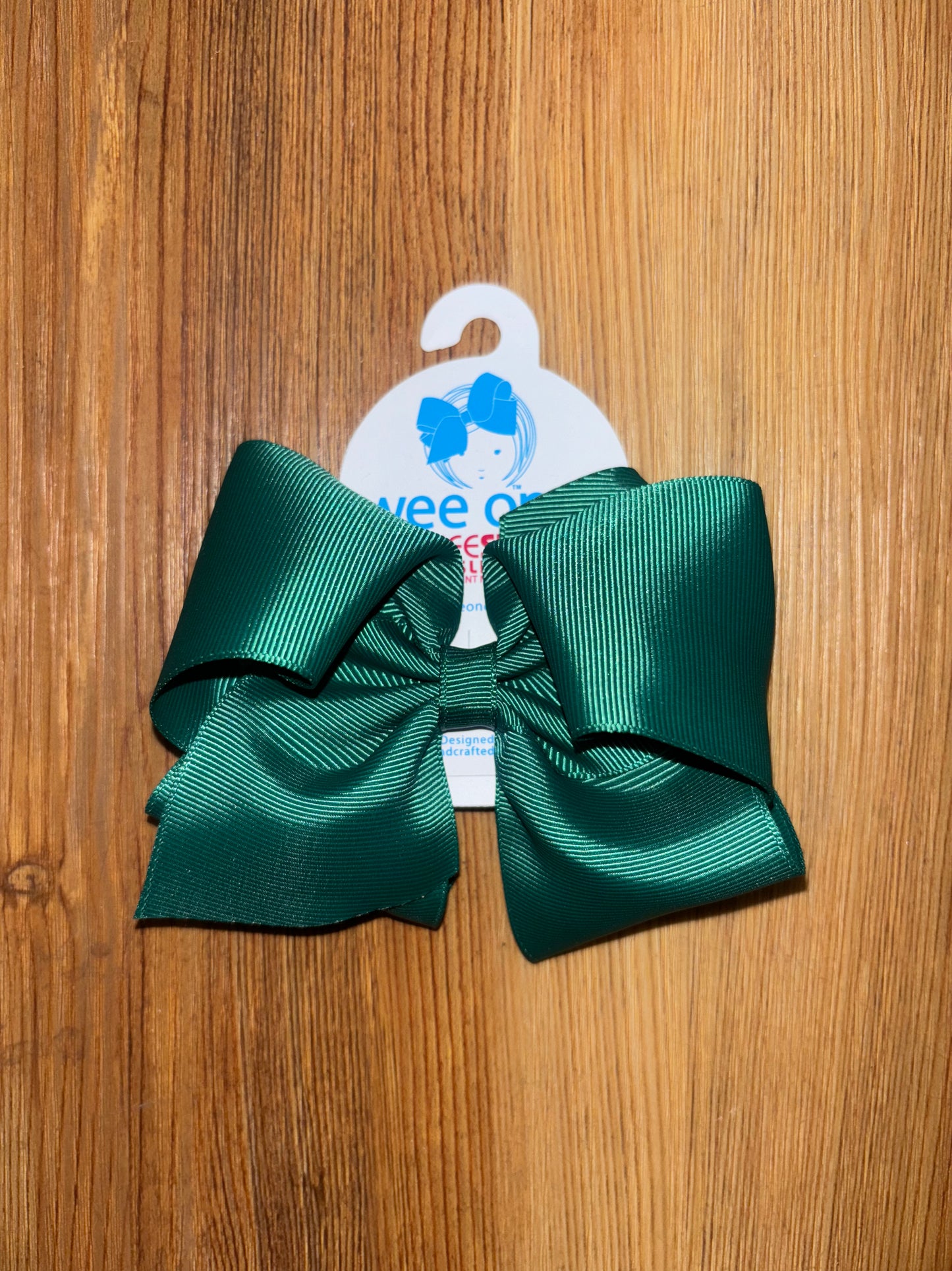 Green Grosgrain Bows