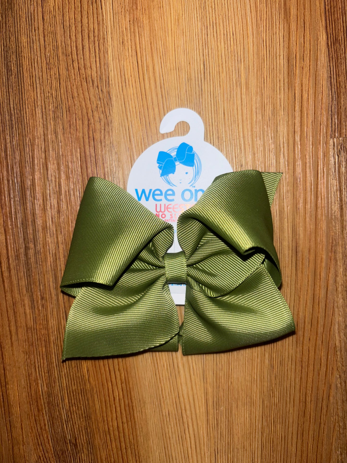 Green Grosgrain Bows