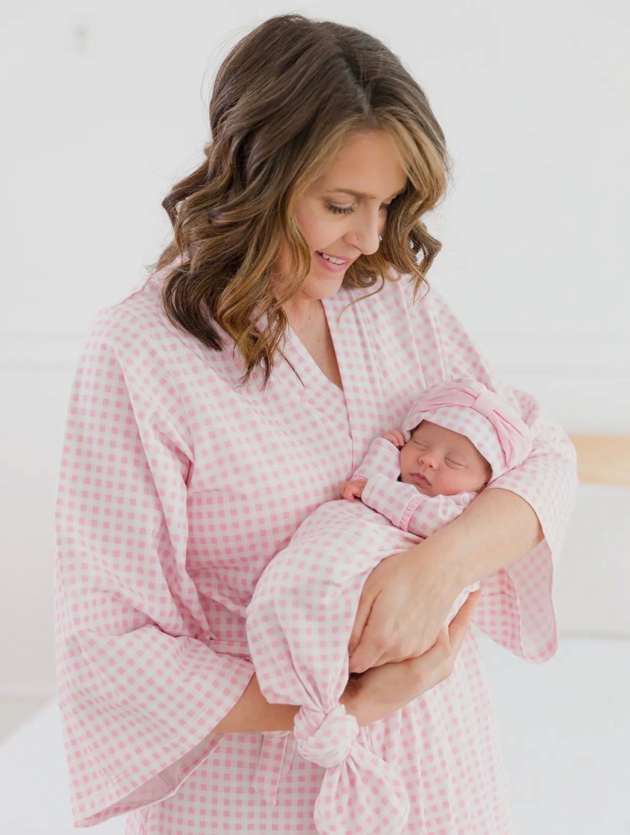 Knotted Sleep Gown & Hat Set