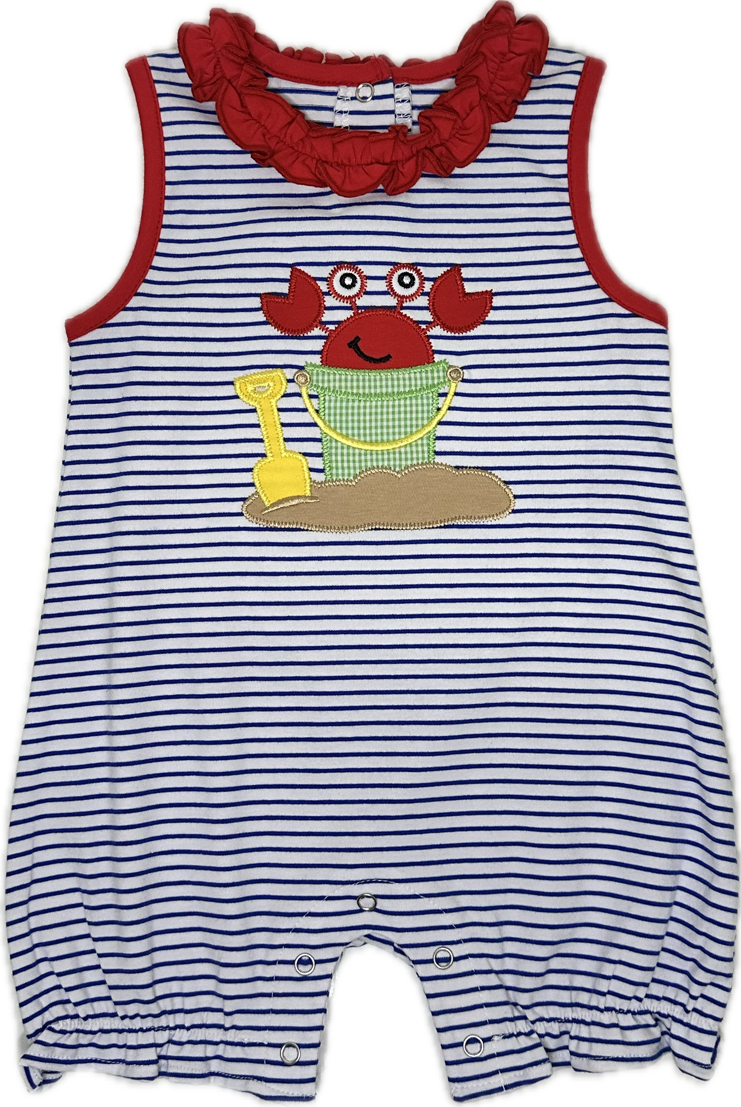 Girls Crab Romper