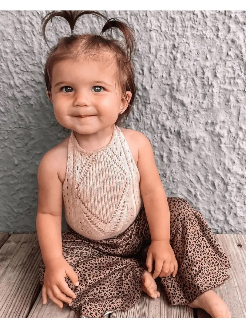 Drake Crochet Halter Romper